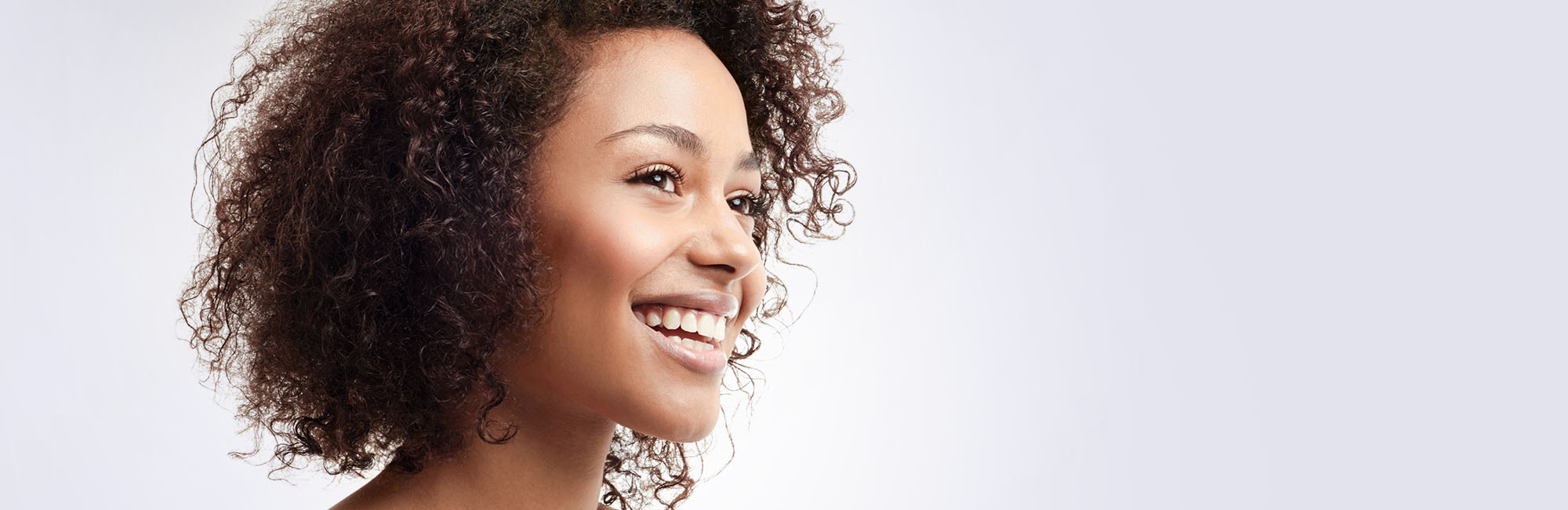 Smiling dental patient