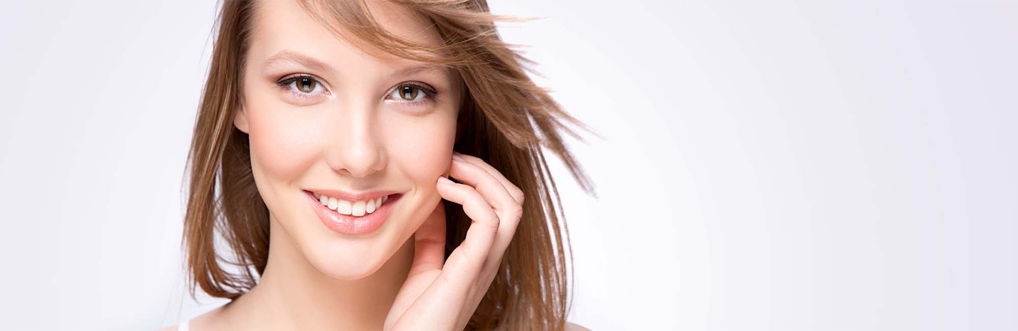 Smiling dental patient